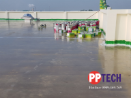 Dự án chống thấm Elathane sân thượng Nhà Chị Trâm Anh Quận 8