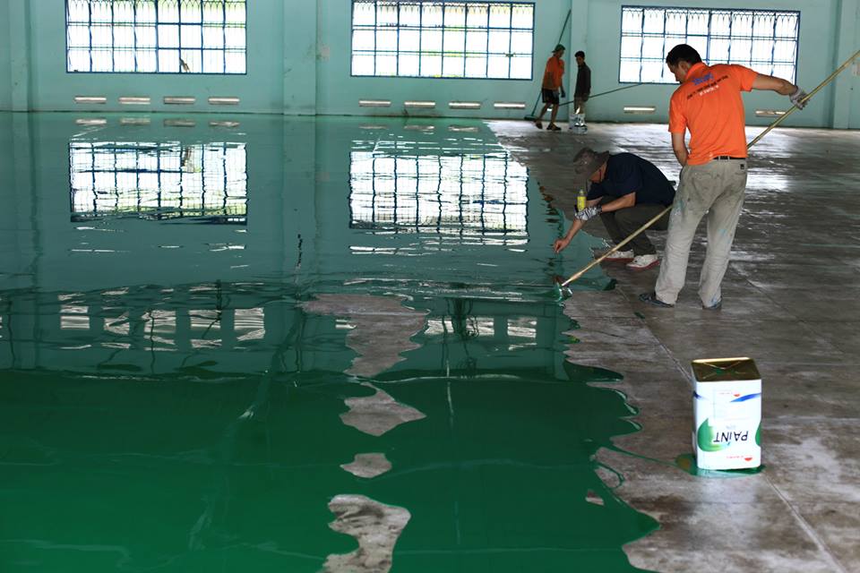 nhà thầu thi công sơn epoxy