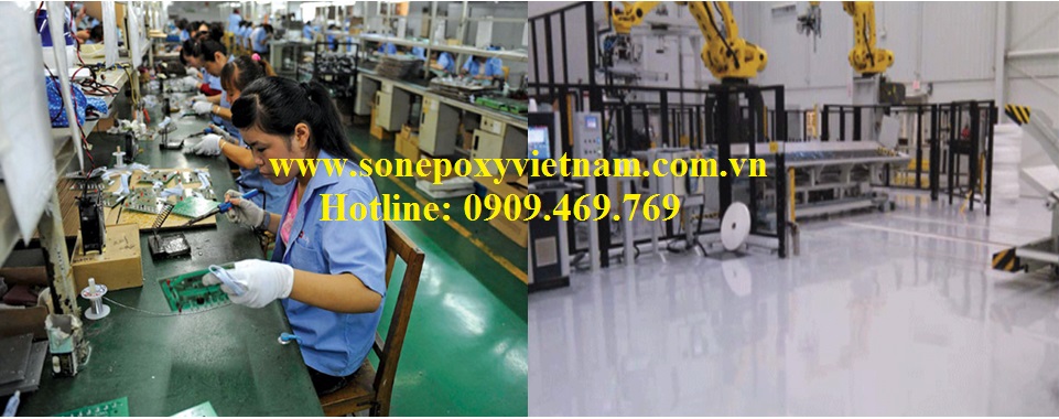 thi công sơn chống tĩnh điện epoxy