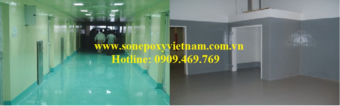 thi công sơn tường vách epoxy